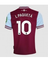 West Ham United Lucas Paqueta #10 Domácí Dres 2024-25 Krátký Rukáv